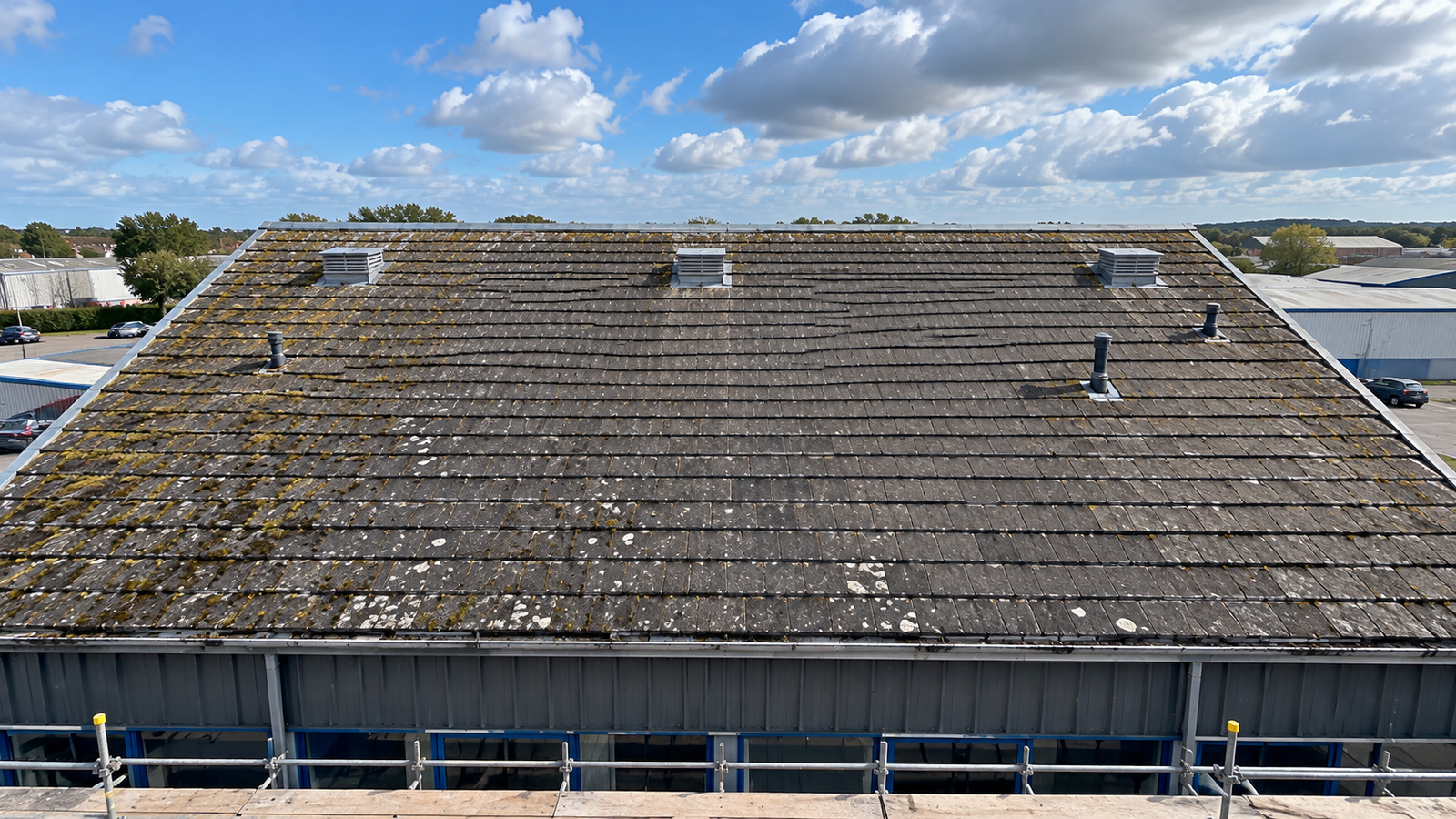 Roof before renovation